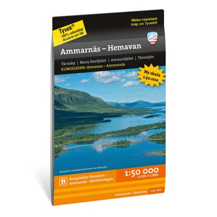 Calazo förlag Ammarnäs - Hemavan 1:50.000 literature Black OneSize