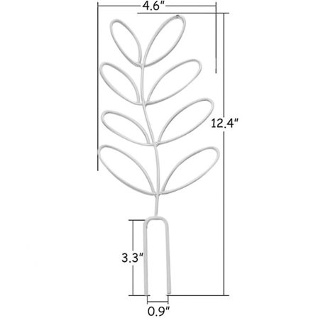 Liten smijerns espalier kompatibel med potteplanter, dekorativ støtte kompatibel med klatreplanter og roser