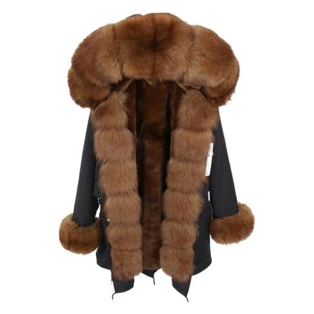 Wanan Touch, Parka Czarny, Kobieta, Rozmiar: L