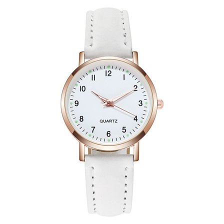 Quartz Armbåndsur Luminous Watch WHITE_ma