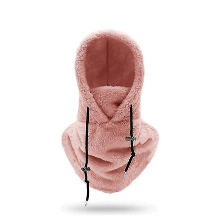 Sherpa Hood Ski Mask Talvi Balaclava Kylmä Sää Tuulenpitävä Säädettävä Lämmin Hupullinen Cover Cap Huivi