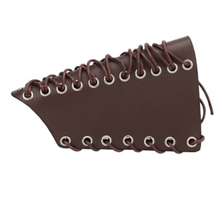 Jousiammunnan käsivarsisuoja keinonahkaa, kestävä, ihoystävällinen, käsivarren suoja, ruskea