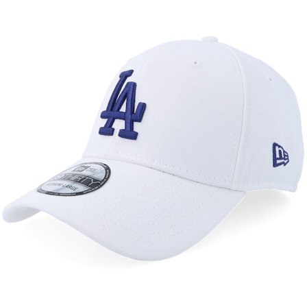 New Era - MLB Blanc flexfit Casquette - Los Angeles Dodgers 39THIRTY Eg White/Dark Royal Flexfit @ Hatstore