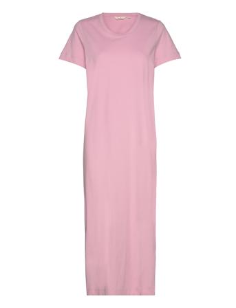 Rebekka Dress Gots Pink Basic Apparel