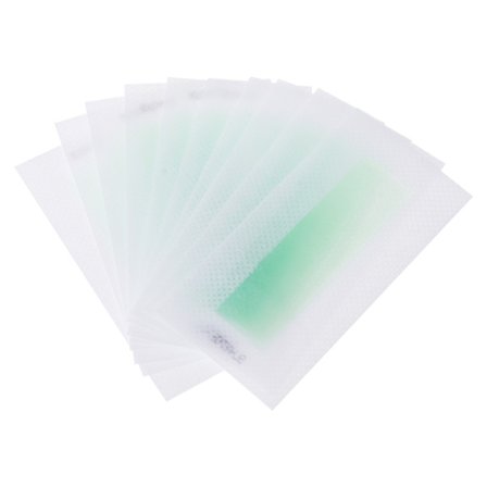 10x Hårborttagning Depilator Epilator Kallvaxremsor Pappersdyna För Ansikte Nonwoven