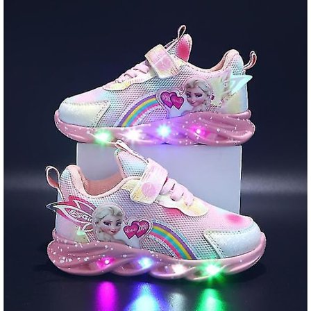 Barn Sportskor Elsa Light Up Sneakers Barn Led Light Up Sneakers