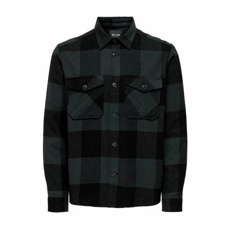 Only & Sons Casual Shirts Sort, Herre Skjorter