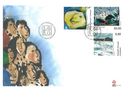 Grønland - Nutidig kunst - Førstedagskuvert