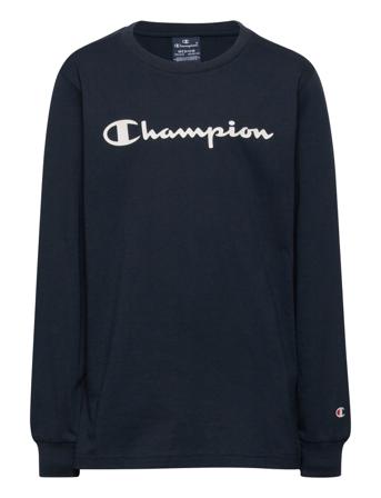 Long Sleeve T-Shirt Sweat-shirt Genser Blå Champion