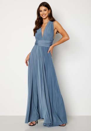 Goddiva-Multi Tie Maxi Dress-XXS (UK6)