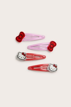 Kappahl | Hårspännen Hello Kitty 4-pack | Rosa