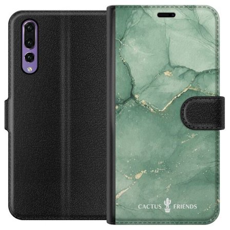 Kompatibelt Plånboksfodral till Huawei Huawei P20 Pro Cactus and Friends – JadeVeins