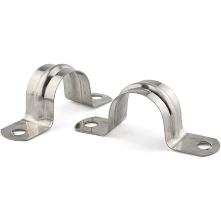 20-pack 25mm 304 rostfritt stål rörklämma