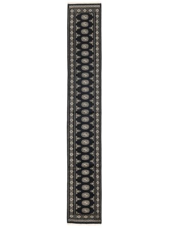 Handknuten Pakistan Bokhara 2Ply 75X482 Ullmatta Svart/Brun Liten