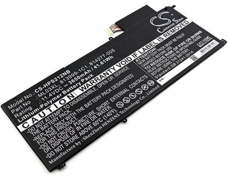 Akku Kannettava tietokone, Kannettava tietokone HP Spectre X2 12" ja muille.