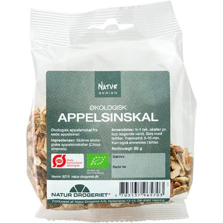 Natur Drogeriet Appelsinskal sød, skåret Ø 80 g, Helse & Madvarer, Krydderier, Øvrigt