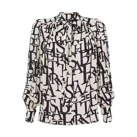 Elisabetta Franchi, Blouses Wit, Dames, Maat:S,Viscose