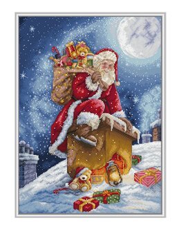 Stickpackung Bild Der geheime Halt des Weihnachtsmanns