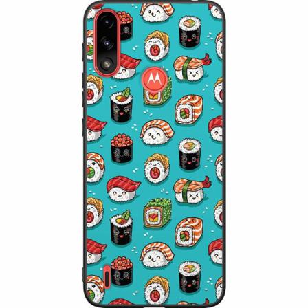 Motorola Moto E7i Power Svart Skal Sushi