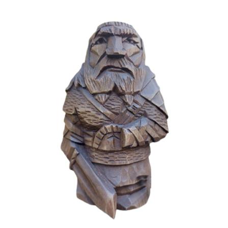 Odin ThorTyr Nordisk hednisk staty Retro Harts Hantverk Personlig skrivbordsprydnad för Hemmet Vardagsrum Kontor Nytt d
