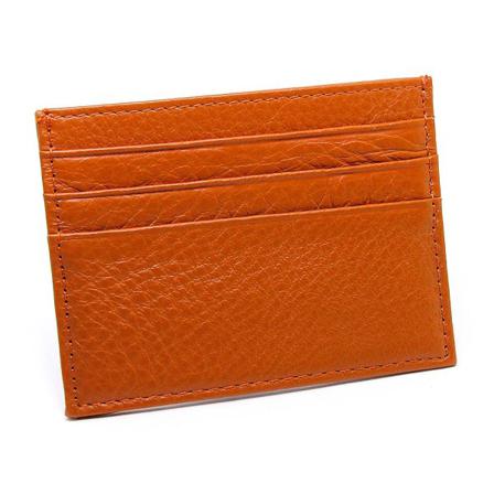 Korthållare I Konstläder - Rostfärgad Orange