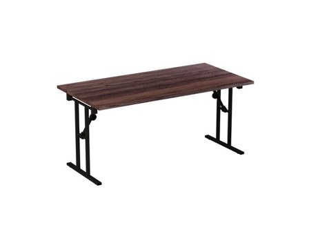 deNord Design Fällbord 1600x800x730x25 valnöt/svart - Lyreco - Kontorsmöbler och inredning - Bord och hurtsar - Fällbord