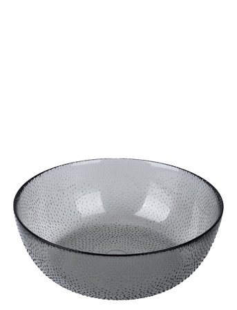 Aida | Raw Glass Beads - Skål Smoke 1 Stk 26,5X9 Cm | ONE SIZE