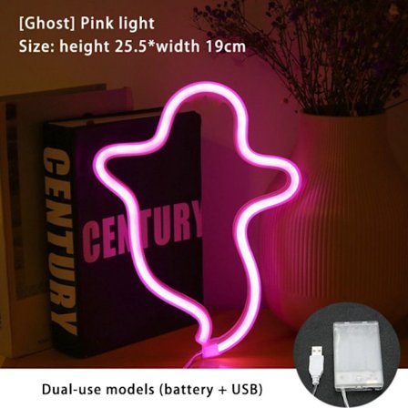 LED Lampe Neon Lys PINK LYS PINK LYS