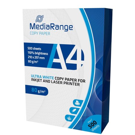 MediaRange vanlig papir - 500 ark - A4 - 80 g/m²