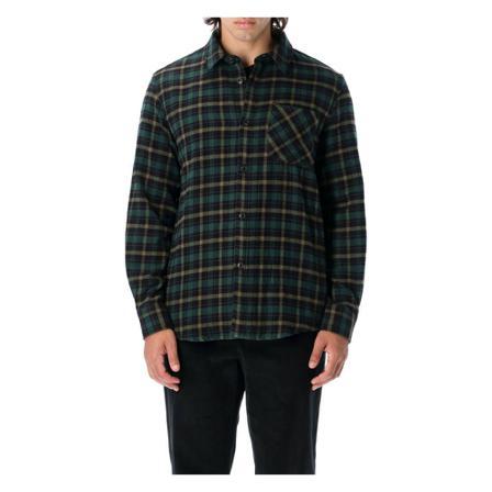 A.p.c. - Skjortor - Grön - Herr - Storlek: M, Herr, Storlek: M