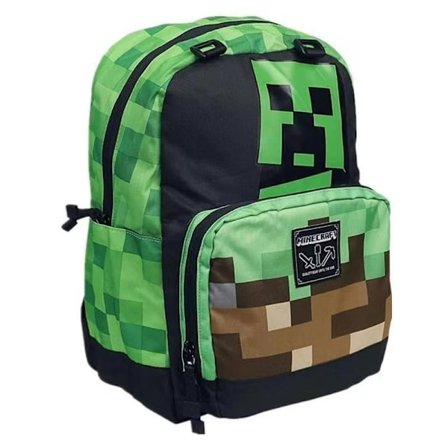 Minecraft skoletaske til folkeskolebørn skoletaske rygsæk creeper