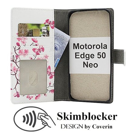 Skimblocker Motorola Edge 50 Neo Plånboksfodral Design