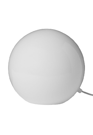 Åhléns Home Bordslampa i glas 20 cm Belysning Vit ONESIZE