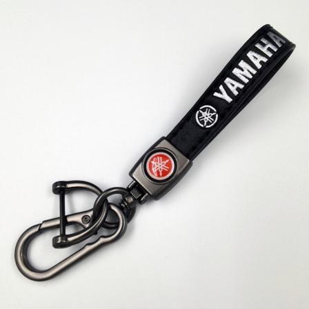 Tilpasset metallbil-logo nøkkelring - Forretningslær nøkkelring anheng for menn Yamaha Gunmetal Hardware