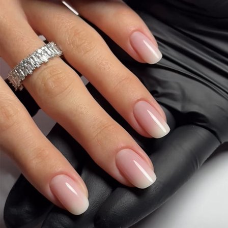 24 st Fyrkantiga Lösnaglar Akryl Naglar Glansig Rosa Falska Naglar för Kvinnor