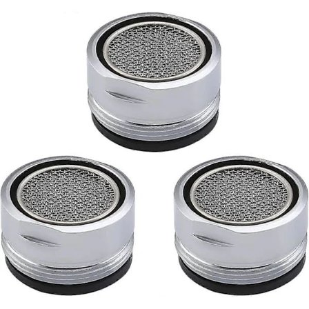 Luftare M24 Munstycke Kran Sil Filter Kran Sil För Beslag Luftare Polerad Krom 3 Delar