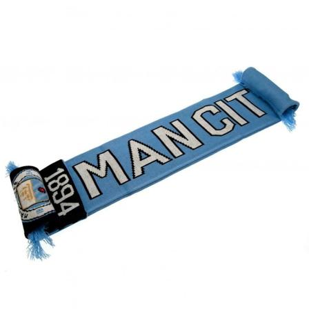 Manchester City FC Unisex Voksen Nero Halstørklæde One Size Blå/Sort One Size Blue/Black