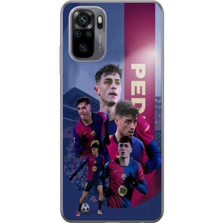 Xiaomi Redmi Note 10S Gennemsigtig cover Pedri Barcelona Spanien fodbold midtbanespiller ung talent hurtig teknik kreativ spelmager der vokser i La Li
