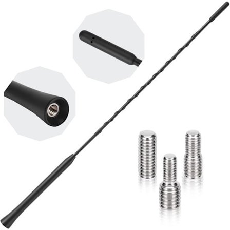 Radioantenne til tag – 40 cm FM-DAB-antenne, understøtter optimal AM/FM-modtagelse, kompatibel med M4, M5 og M6.