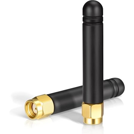Dual Band WiFi-antenn 2.4GHz/5GHz 5.8GHz 2dBi RP-SMA Hane för Router, Nätverkskort, IP-kamera, 2-pack