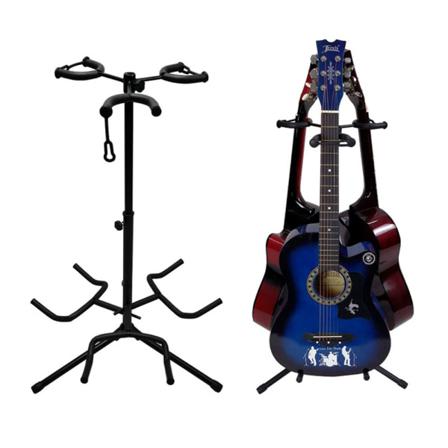 Gitarrställ Till 3 Gitarrer Med Justerbar Höjd
