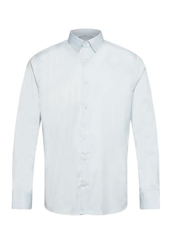 Slhslimtravel Shirt B Noos Skjorte Business Blå Selected Homme*Betinget Tilbud