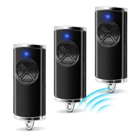 868MHz Garageportåbner Fjernbetjening, 3 Stykker til Håndholdt Sender HSE2-868-BS, -4-868-BS