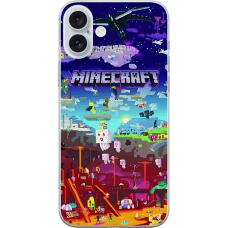 Kompatibelt Mobilskal till Apple Apple iPhone 16 Plus Minecraft
