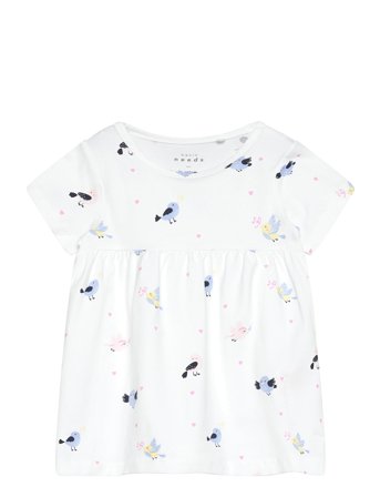 name it Nbfvandora Ss Dress Box - White - 68