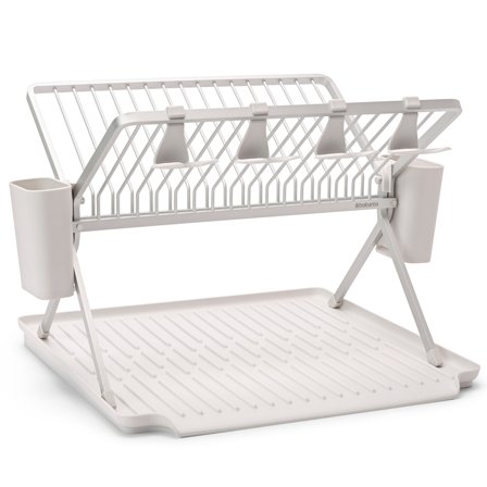 Brabantia SinkSide hopfällbart diskställ XL, ljusgrå | Fler produkter > Städning & Diskning > Diskställ | Bagaren och Kocken