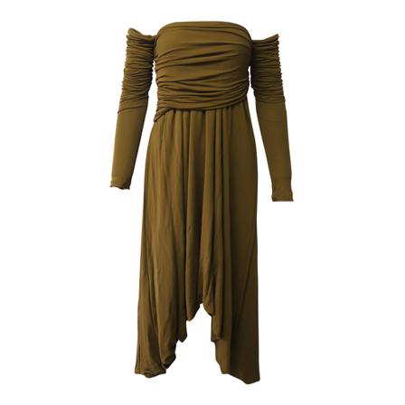 Khaite, Maxi Dresses Groen, Dames, Maat:S,Viscose