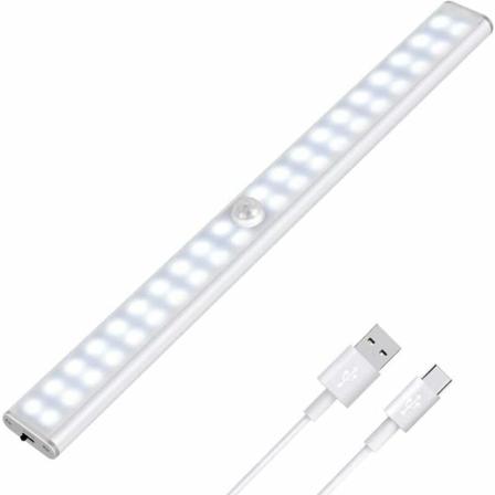 40 lampeperler intelligent hvidt lys menneskelig kropsstrimmel opladning 40led induktionslampe, til indendørs dekorativ belysning