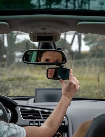 Ezimoov Ezi Mirror Clip Front - Multi/patterned - ONE SIZE