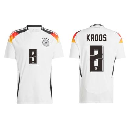 2024 Ny Europacup Tyskland Hjemme- og Bortedrakt Nr. 8 Herre Fotballdrakt 26